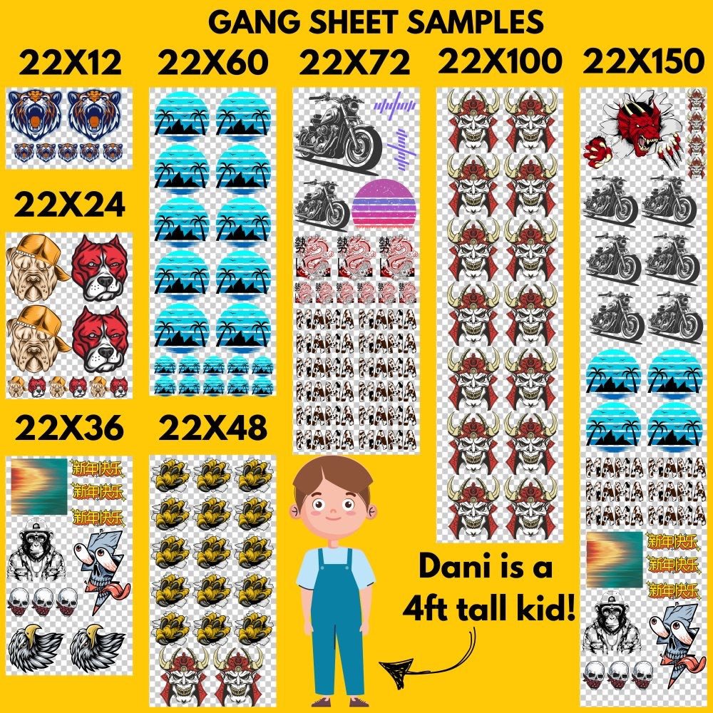 Gang Sheet