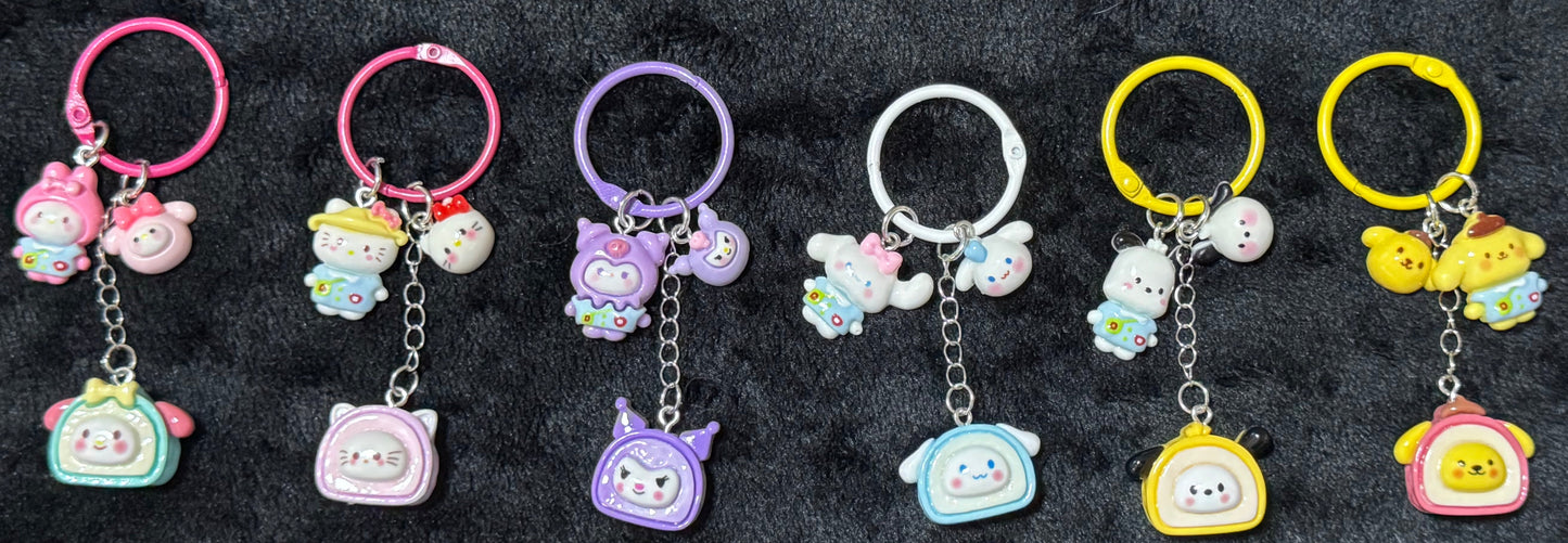 Mini Keychain or Bag Charms